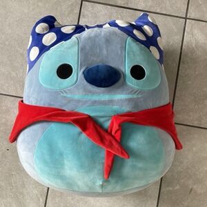 NEW Squishmallow STITCH Super Hero 24 Inch JUMBO Plush Disney Lilo & Stitch